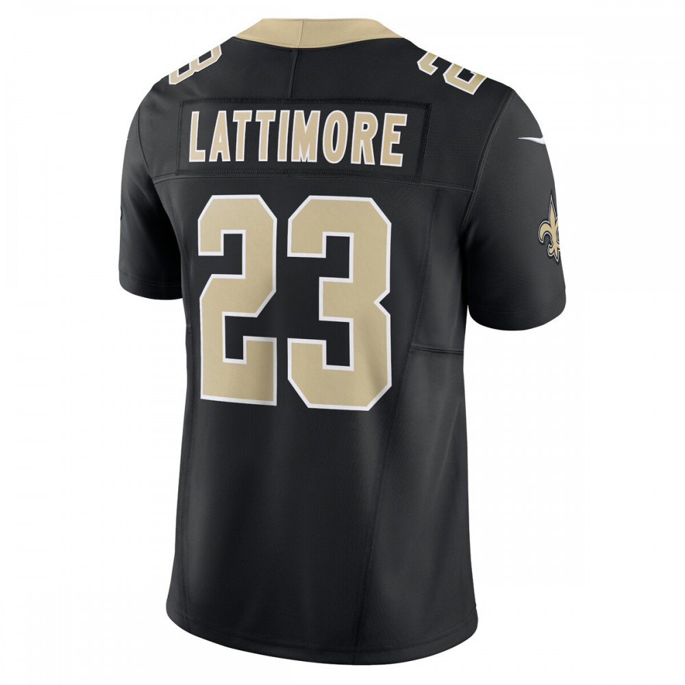 Marshon Lattimore New Orleans Saints Nike Vapor F.U.S.E. Limited Jersey - Black-GridironStore